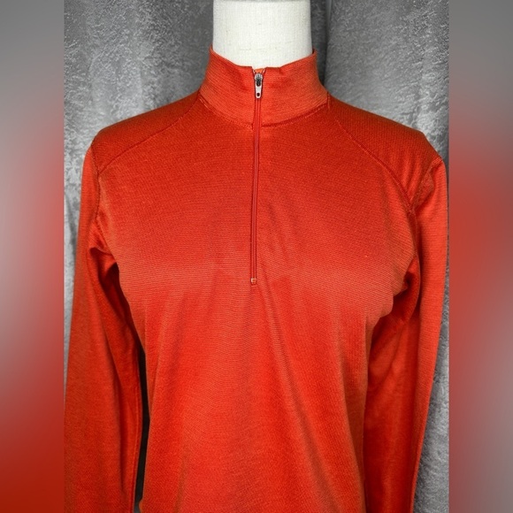 Patagonia Women’s Capilene Half-Zip Sweatshirt Pullover Orange Sz M - Picture 2 of 10